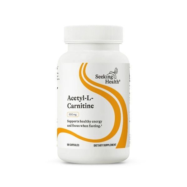 Ацетил-L-Карнітин, 500 мг, Acetyl-L-Carnitine, Seeking Health, 90 вегетаріанських капсул,  Seeking Health фото
