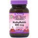 Метилфолат (B9) 800мкг, Вкус Малины, Earth Sweet Chewables, Bluebonnet Nutrition, 90 жевательных таблеток,  Bluebonnet Nutrition фото 1