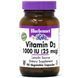 Вiтамiн D3 1000IU, Bluebonnet Nutrition, 90 вегетаріанських капсул,  Bluebonnet Nutrition фото 1