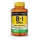 Витамин B1 100 мг, Vitamin B1, Mason Natural, 100 таблеток,  Mason Natural фото 1