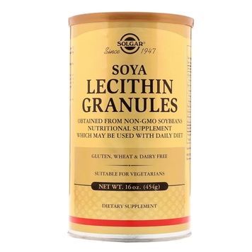 Соєвий Лецитин в гранулах, Soya Lecithin Granules, Solgar, 454 гр.,  Solgar фото