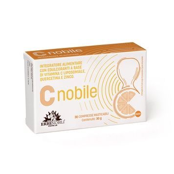 Вітамін С для підвищення енергії та імунітету, Cnobile, Erbenobili, 30 таблеток,  Erbenobili фото