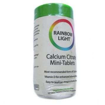 УЦІНКА Цитрат Кальцію, Calcium Citrate Mini-Tablets, Rainbow Light, 120 міні таблетки,  Rainbow Light фото