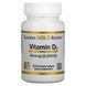 Витамин D3, 2000 МЕ, Vitamin D3, California Gold Nutrition, 90 капсул из рыбьего желатина,  California Gold Nutrition фото 1