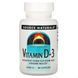 Витамин D3 5000 МЕ, Vitamin D3, Source Naturals, 60 капсул,  Source Naturals фото 1