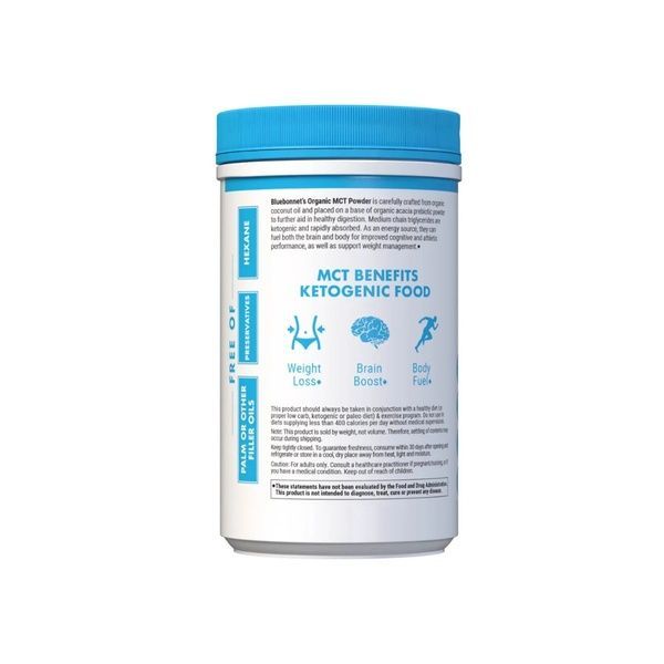 MCT Органический порошок из кокосового ореха, Bluebonnet Nutrition, 300 гр,  Bluebonnet Nutrition фото