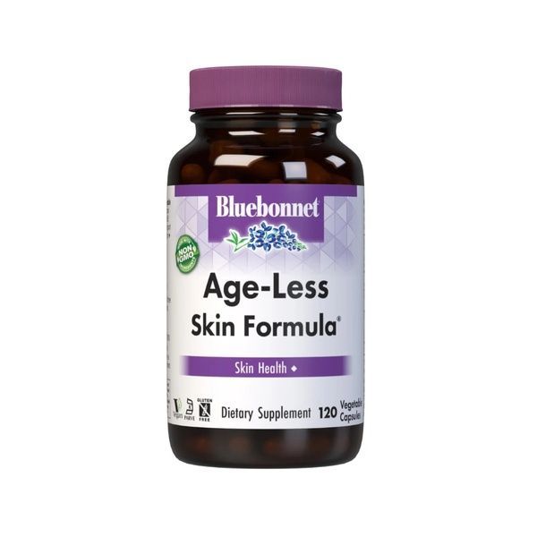 Омолаживающая формула для Кожи, AGE-LESS SKIN FORMULA, Bluebonnet Nutrition, 120 вегетарианских капсул,  Bluebonnet Nutrition фото