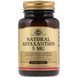 Астаксантин, 5 мг, Natural Astaxanthin, Solgar, 60 желатинових капсул,  Solgar фото 1