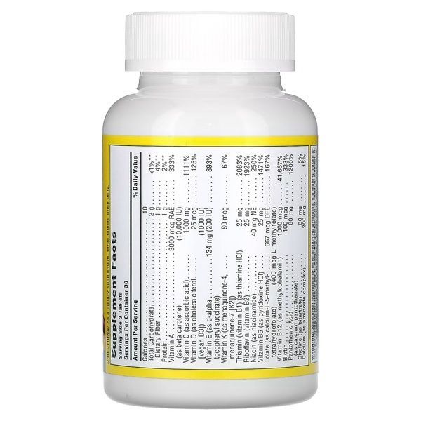 Мультивитамины и минералы, Source of Life, Multi-Vitamin & Mineral Supplement, Natures Plus, 90 таблеток,  Natures Plus фото
