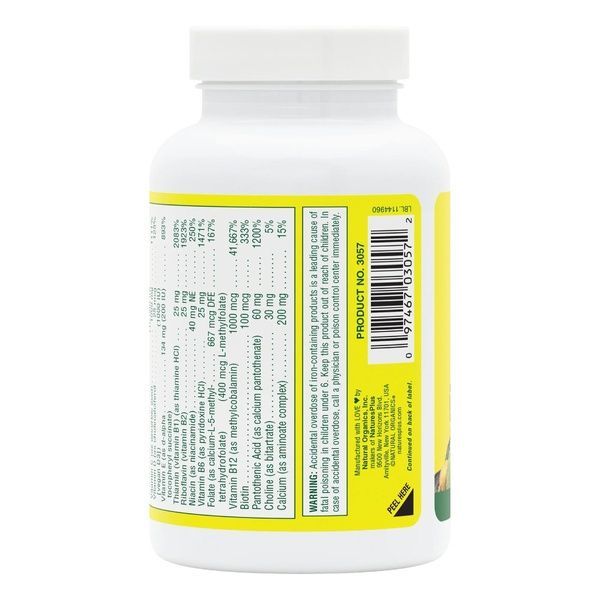 Мультивитамины и минералы, Source of Life, Multi-Vitamin & Mineral Supplement, Natures Plus, 90 таблеток,  Natures Plus фото