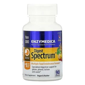 Пищеварительные ферменты, Digest Spectrum, Enzymedica, 90 капсул,  Enzymedica фото