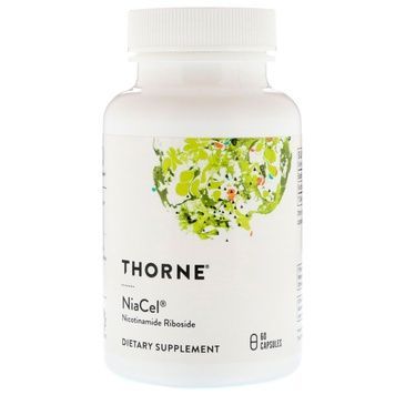 Нікотинамід Рібозід 125 мг, Nicotinamide Riboside NiaCel, Thorne, 60 капсул,  Thorne фото