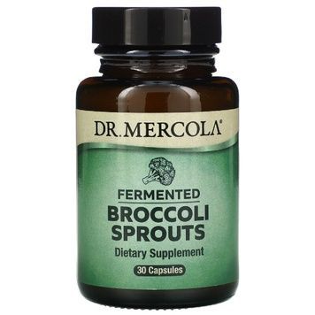 Ферментовані паростки Брокколі, Fermented Broccoli Sprouts, Dr. Mercola, 30 капсул,  Dr. Mercola фото
