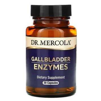Ферменты желчного пузыря, Gallbladder Enzymes, Dr. Mercola, 30 капсул,  Dr. Mercola фото