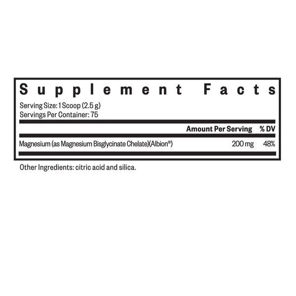 Магний глицинат в порошке, 200 мг, Magnesium Glycinate Powder, Seeking Health, 187,5 гр,  Seeking Health фото