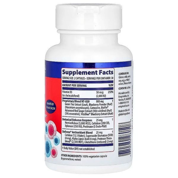 Ферменты для работы мозга, Stem XCell, Enzymedica, 60 капсул,  Enzymedica фото