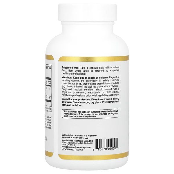 Підтримка під час менопаузи, Menopause Support, California Gold Nutrition, 90 вегетеріанських капсул,  California Gold Nutrition фото