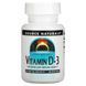 Витамин D-3, 10000 МЕ, Vitamin D-3, Source Naturals, 60 гелевых капсул,  Source Naturals фото 1