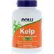 Натуральний Йод, (Ламінарія), Kelp, Now Foods, 150 мкг, 200 таблеток,  Now Foods фото 1