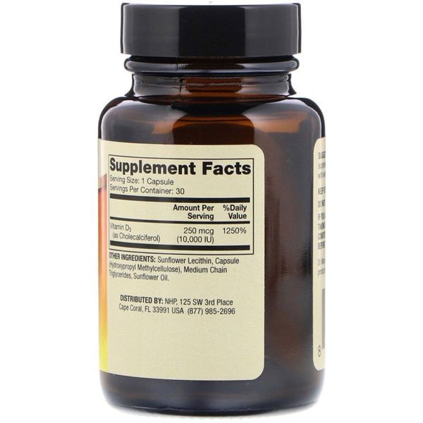 Липосомальный Витамин D3, 10000 МЕ, Liposomal Vitamin D3, Dr. Mercola, 30 капсул,  Dr. Mercola фото