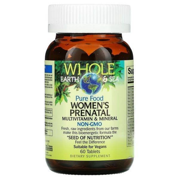 Мультивитамины и минералы для беременных, Women's Prenatal Multivitamin & Mineral, Natural Factors, 60 таблеток,  Natural Factors фото