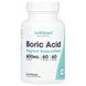 Борная кислота для женщин, 600 мг, Women, Boric Acid, Vaginal Suppository, Nutricost, 60 вагинальных капсул,  Nutricost фото 3