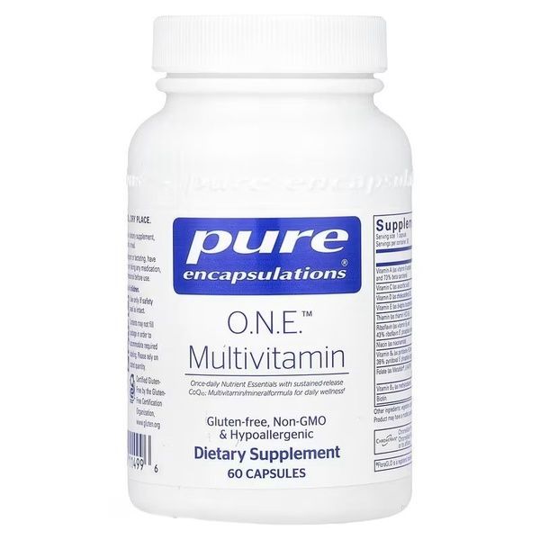 Мультивітаміни, O.N.E. Multivitamin, Pure Encapsulations, 60 капсул,  Pure Encapsulations фото