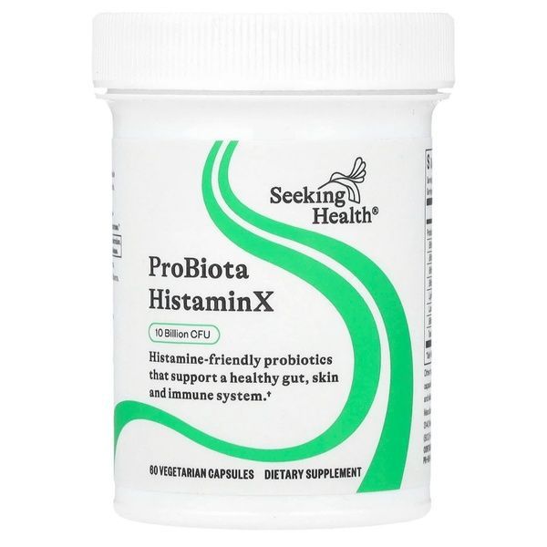 Комплекс пробіотиків, 10 млрд КУО, ProBiota HistaminX, Seeking Health, 60 вегетаріанських капсул,  Seeking Health фото