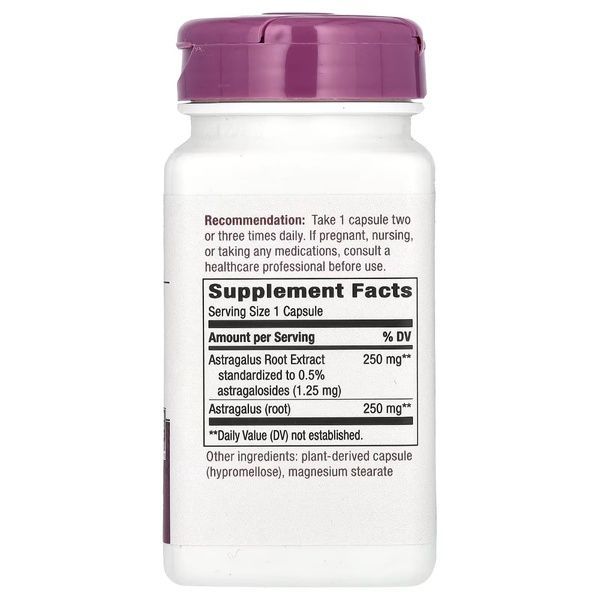 Астрагал, преміум екстракт, Astragalus, Premium Extract, Nature's Way, 60 вегетаріанських капсул,  Nature's Way фото