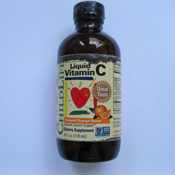 УЦІНКА Рідкий Вітамін С для Дітей, Смак Апельсину, Liquid Vitamin C, ChildLife, 118,5 мл,  ChildLife фото