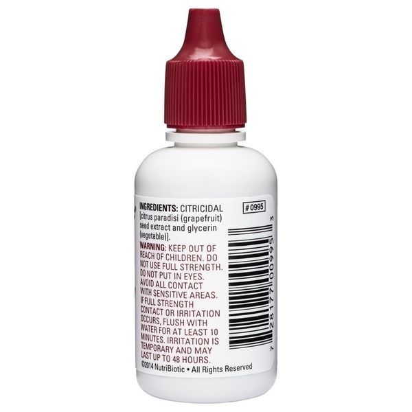 Экстракт семян грейпфрута высокой концентрации, Maximum GSE, Liquid Concentrate, NutriBiotic, 29,5 мл,  NutriBiotic фото