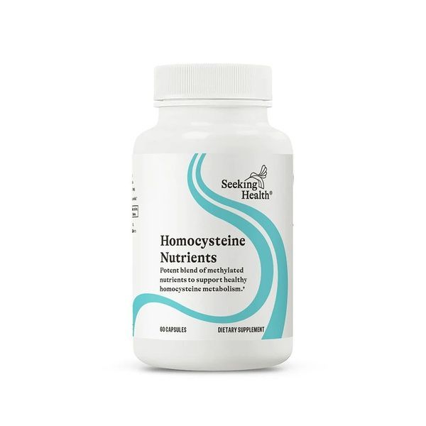 Здоровий рівень гомоцистеїну, Homocysteine ​​Nutrients, Seeking Health, 60 капсул,  Seeking Health фото