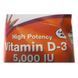 УЦЕНКА Витамин D3 5000IU, Now Foods, 240 желатиновых капсул (вмятины),  Now Foods фото 4