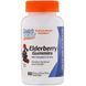 Черная Бузина с Витамином С и Цинком, Elderberry Vitamin C & Zinc, Doctor's Best, 60 конфет,  Doctor's Best фото 1