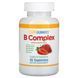 B-Комплекс, смак полуниці, B Complex Gummies, California Gold Nutrition, 45 жувальних цукерок,  California Gold Nutrition фото 1