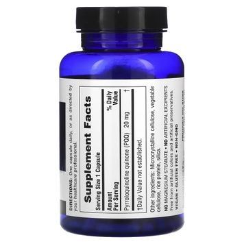 Пірролохінолінхінон PQQ, 20 мг, BrainCeutix, Natures Plus, 60 капсул,  Natures Plus фото