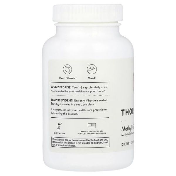 Метил-Гард, Вітаміни для Мозку, Methyl-Guard Plus, Thorne, 90 капсул,  Thorne фото