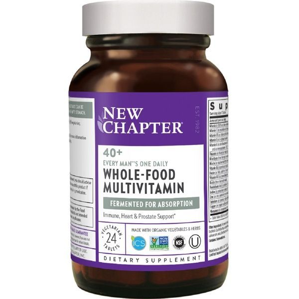 Ежедневные Мультивитамины Для Мужчин 40+, Every Man's, New Chapter, 24 Таблетки,  New Chapter фото