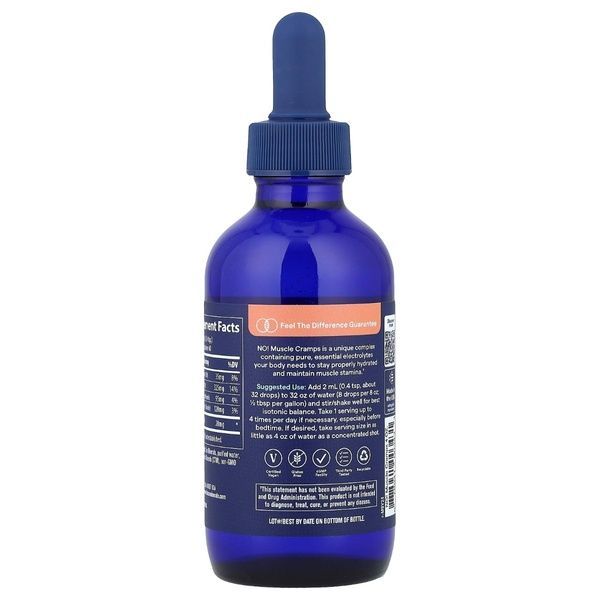 Избавление от мышечных судорог, No! Muscle Cramps, Trace, 120 мл,  Trace фото
