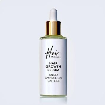 Сироватка від облисіння hair growth serum aminexil 1,5% and caffeine 0,5% Hair science, 50мл Hair science фото
