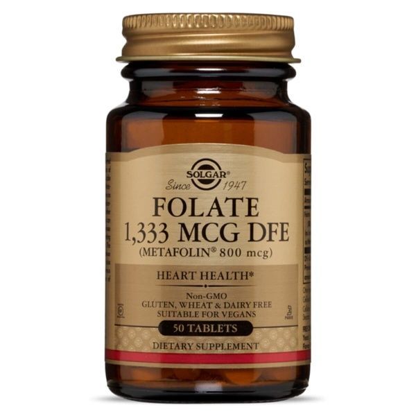 Фолат, 800 мкг, Folate, Solgar, 50 таблеток,  Solgar фото