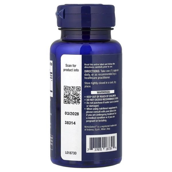 Черника экстракт, 100 мг, Bilberry Extract, Life Extension, 90 вегетарианских капсул,  Life Extension фото