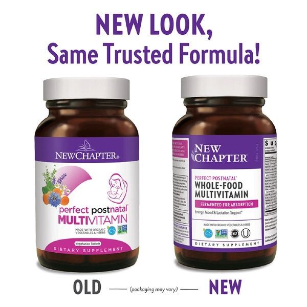 Мультивитамины для Женщин в Послеродовой Период, Perfect Postnatal, New Chapter, 96 таблеток,  New Chapter фото