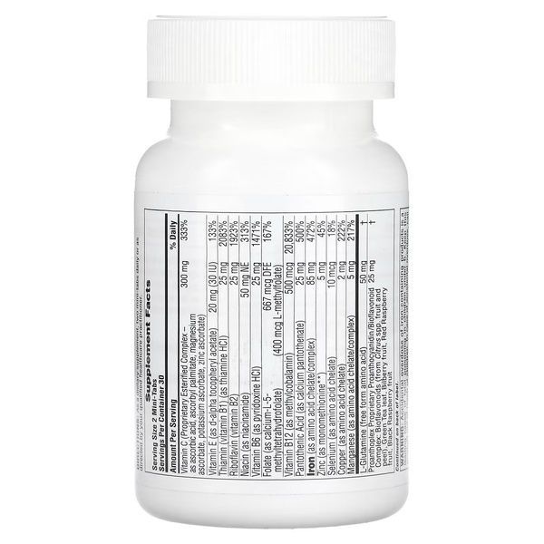 Залізо з поживними речовинами, Hema-Plex, Iron with Essential Nutrients, Natures Plus, 60 міні-таблеток,  Natures Plus фото