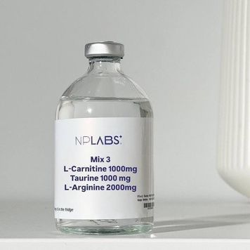 Ін'єкційний Мікс 3 (Mix 3, L-Carnitine, Taurine, L-Arginine), NPLabs, 100мл NPLabs фото