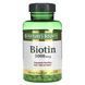 Биотин быстрого высвобождения, 5000 мкг, Biotin, Nature's Bounty, 150 гелевых капсул,  Nature's Bounty фото 1