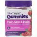 Комплекс для волос, кожи и ногтей, Вкус малины, Natrol, Hair, Skin & Nails, 90 жевательных таблеток,  Natrol фото 1