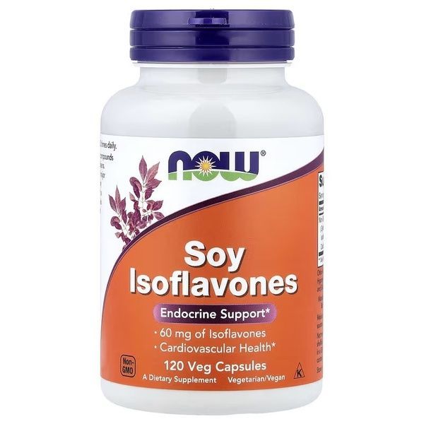 Соевые Изофлавоны, 150 мг, Soy Isoflavones, Now Foods, 120 вегетарианских капсул,  Now Foods фото