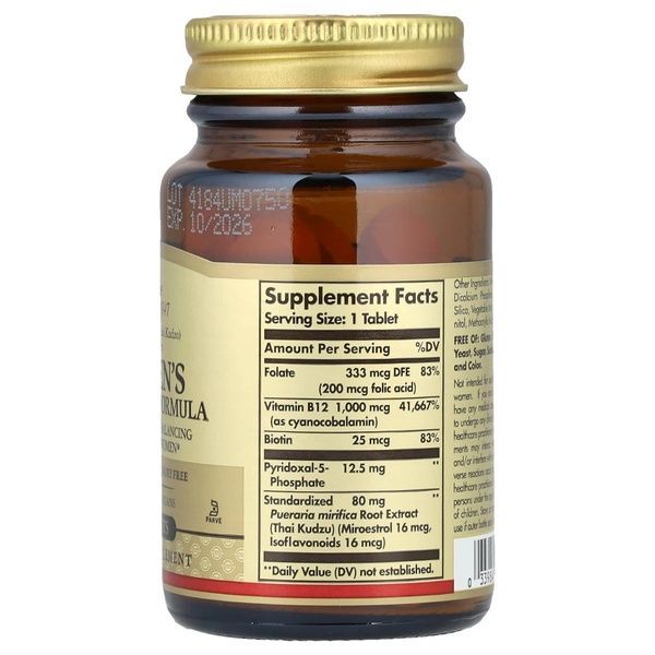 Менопауза Комплекс для Женщин, PM Phytogen Complex, Solgar, 60 таблеток,  Solgar фото