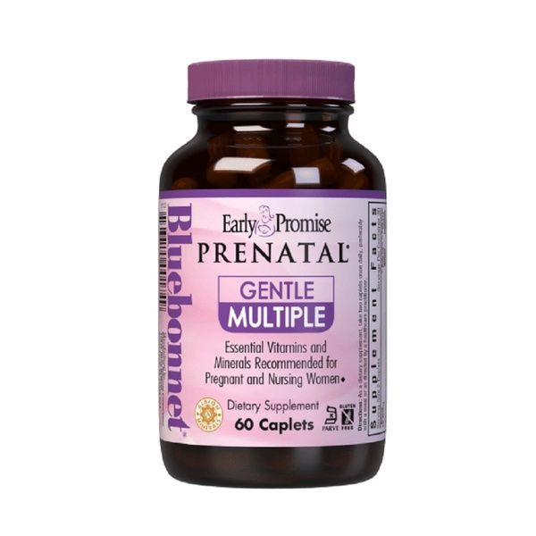 Легкие Витамины, Early Promise Prenatal, Bluebonnet Nutrition, 60 капсул,  Bluebonnet Nutrition фото